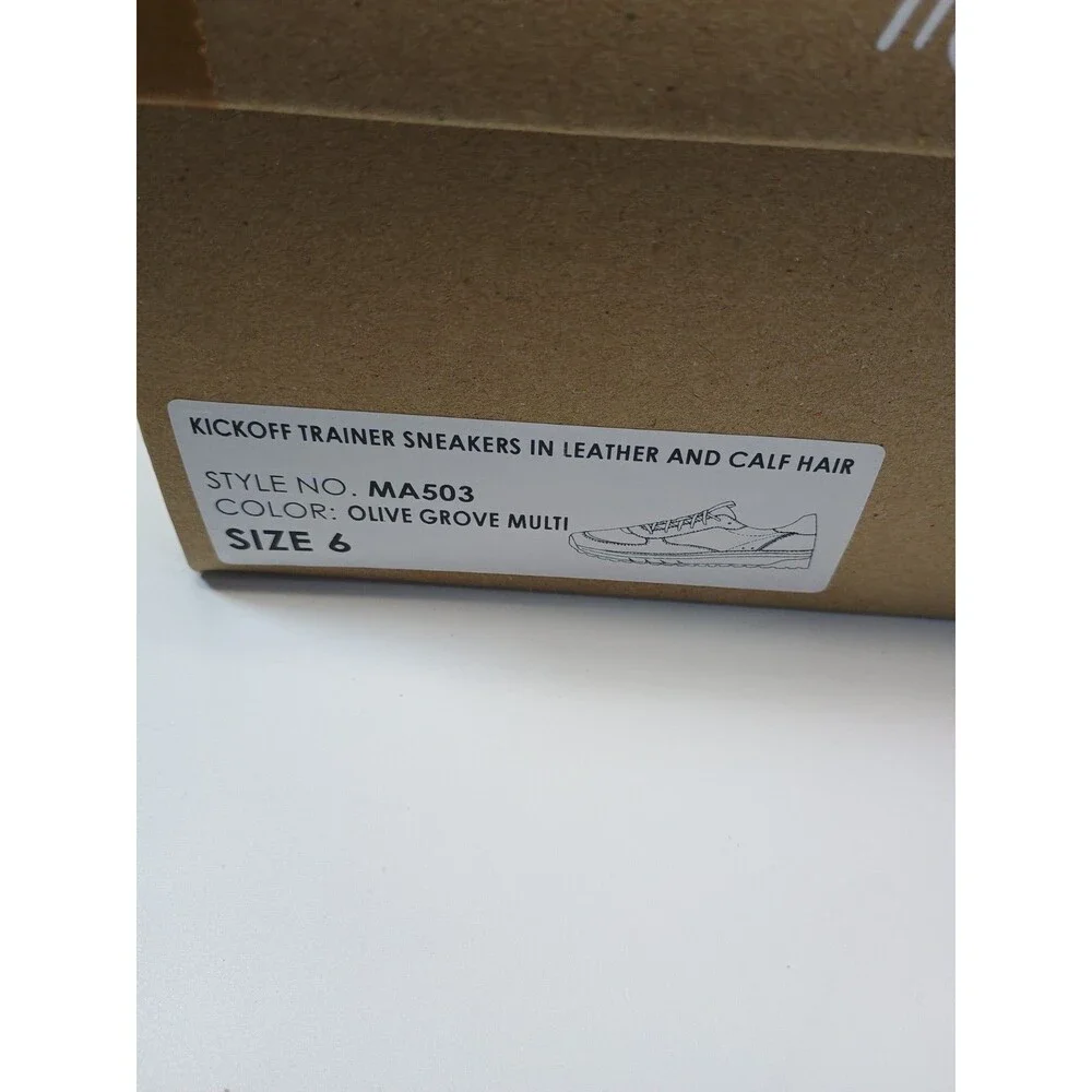 Madewell Kickoff Trainer sneakers Calf Hair Size 6 M Women